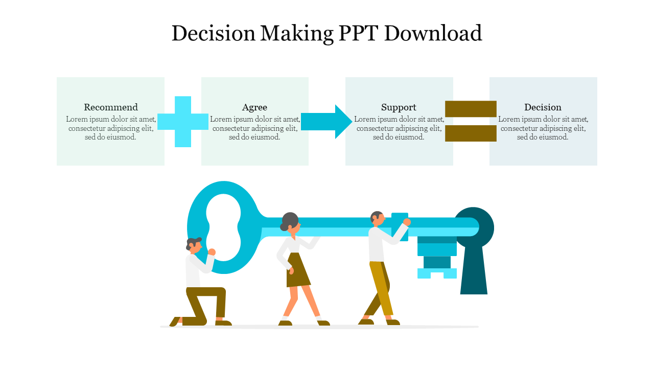 Free - Decision Making PowerPoint Free Download Google Slides